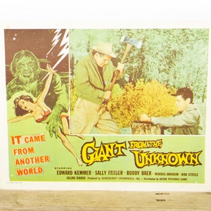 Giant From The Unknown - Originale 11x14 Lobby Card del film del 1958 - Decorazione della sala del cinema - Horror, commedia, thriller