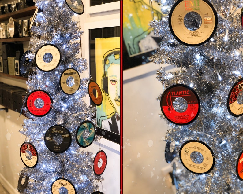 Vintage Porter Wagoner little Boy's Prayer Record Christmas Ornament