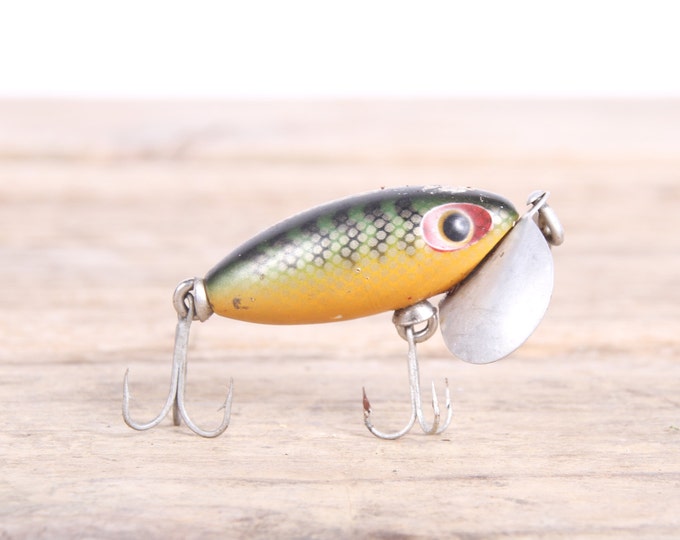 Vintage Fishing Lure / Jitterbug Fishing Lure / Antique Etsy