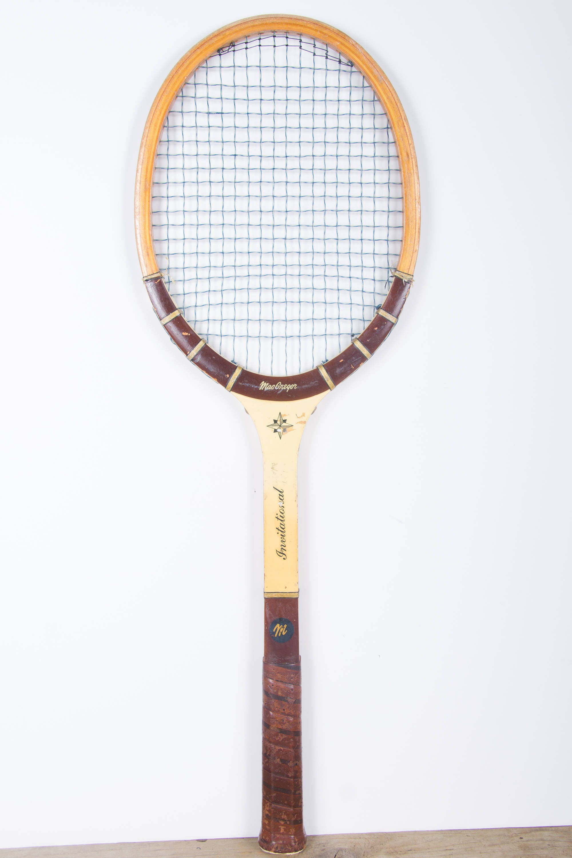 Vintage Wooden Tennis Racquet / MacGregor Invitational Tennis Racket