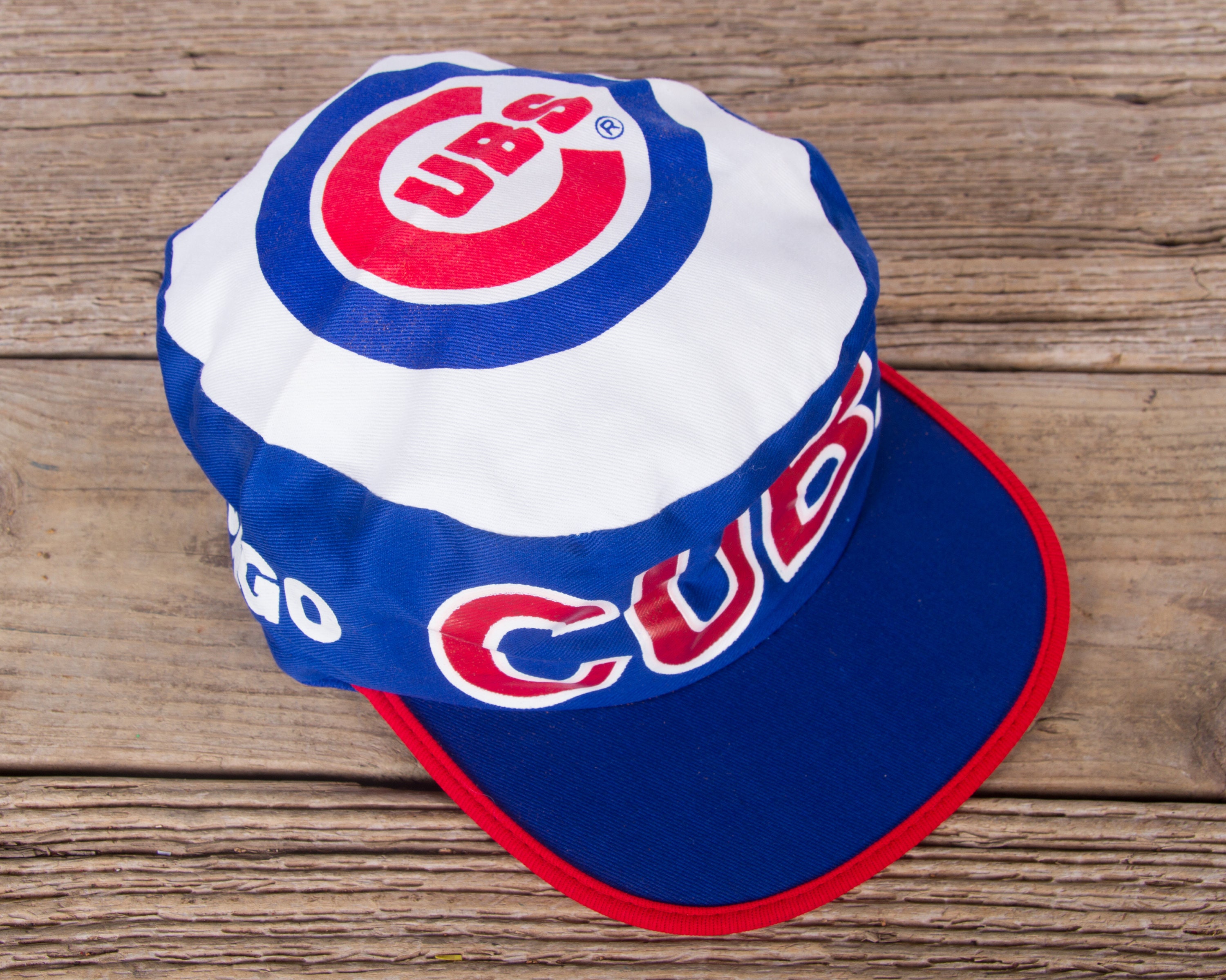 Vintage Cubs Hat / Cubs Gift / Chicago Cubs / Baseball Decor / Old Baseball Gear / Baseball Room