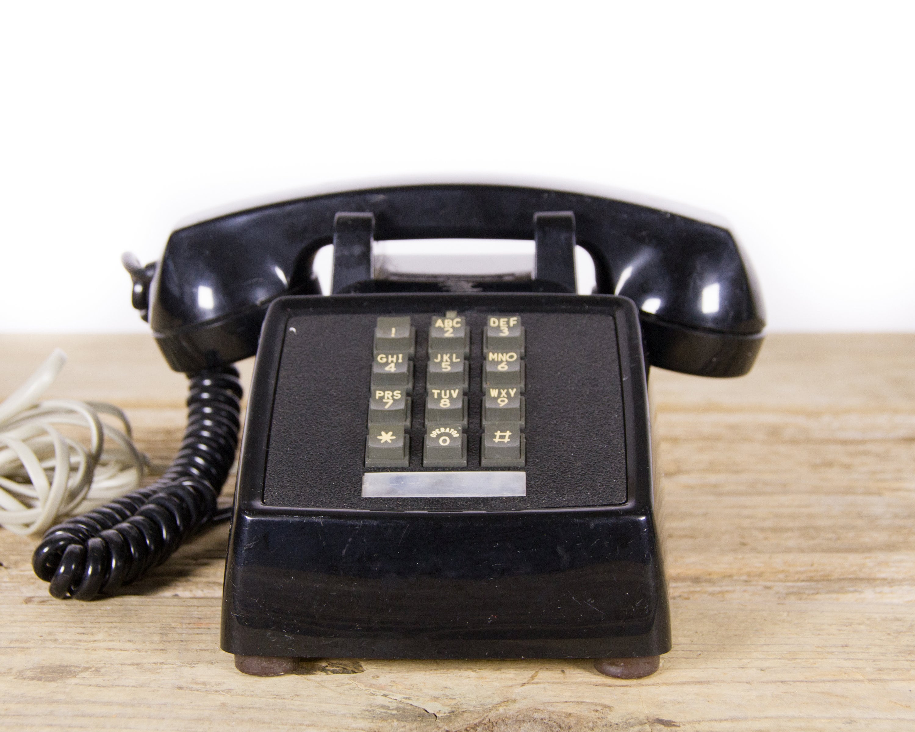 Vintage Black Phone / 70's Retro Stromberg Carlson Phone / Vintage