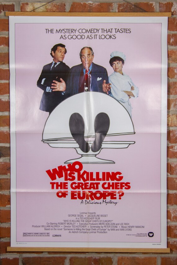 Who Is Killing the Great Chefs of Europe? Movie Poster from 1970- Original 27" X 41" (1) One Sheet Folded Movie Poster - Comedy, Crime