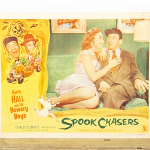 Spook Chasers Horror Movie - Original 11x14 Movie Lobby Card from 1957 (57/324) - Movie Theater Room Decor Collectible - Horror Skull