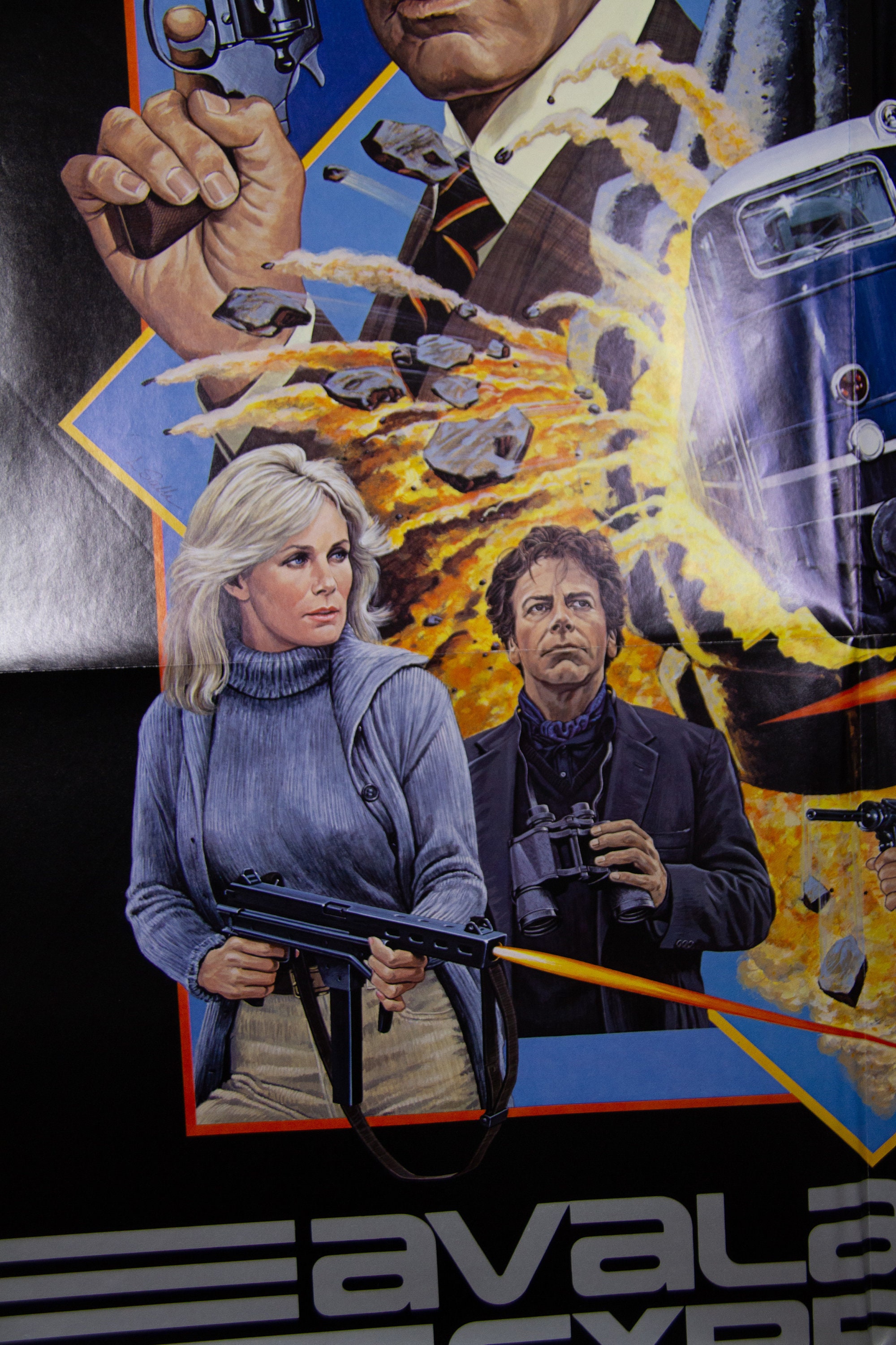 Avalanche Express Movie Poster from 1979 Original 27 X 41 (1) One