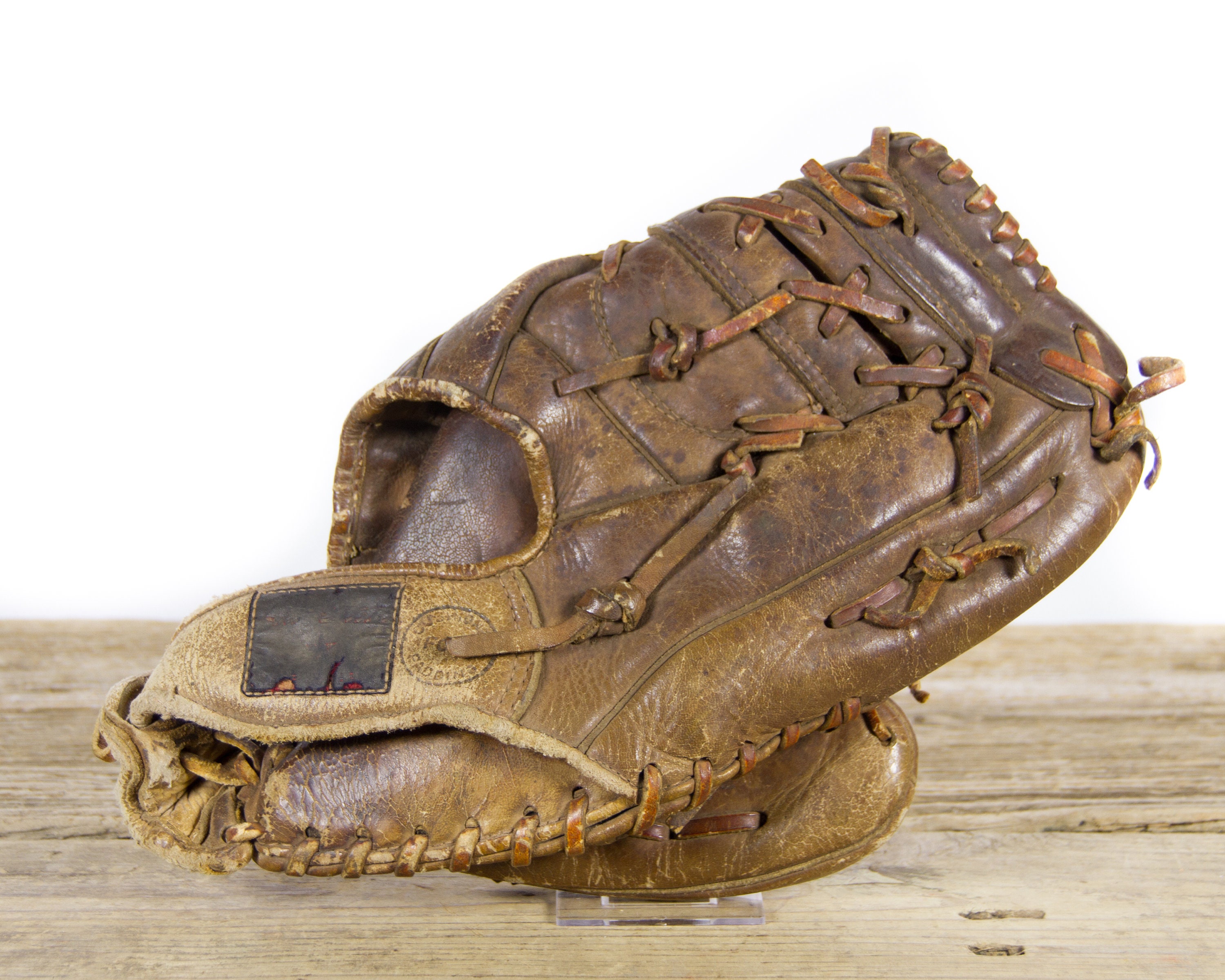 Old Vintage Leather Baseball Glove All Star 220 Glove Antique