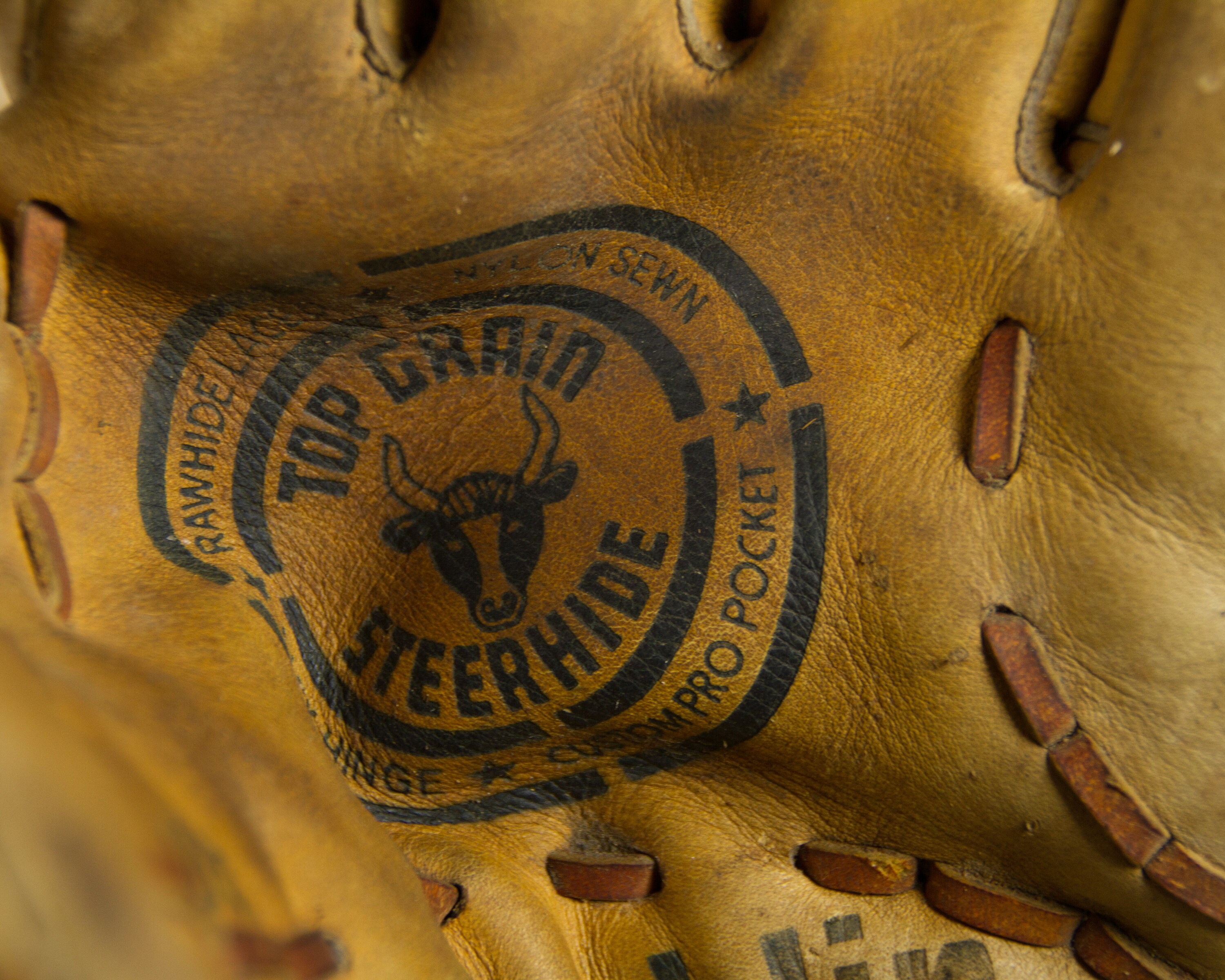 Vintage Leather Franklin Youth Baseball Glove / Antique Leather