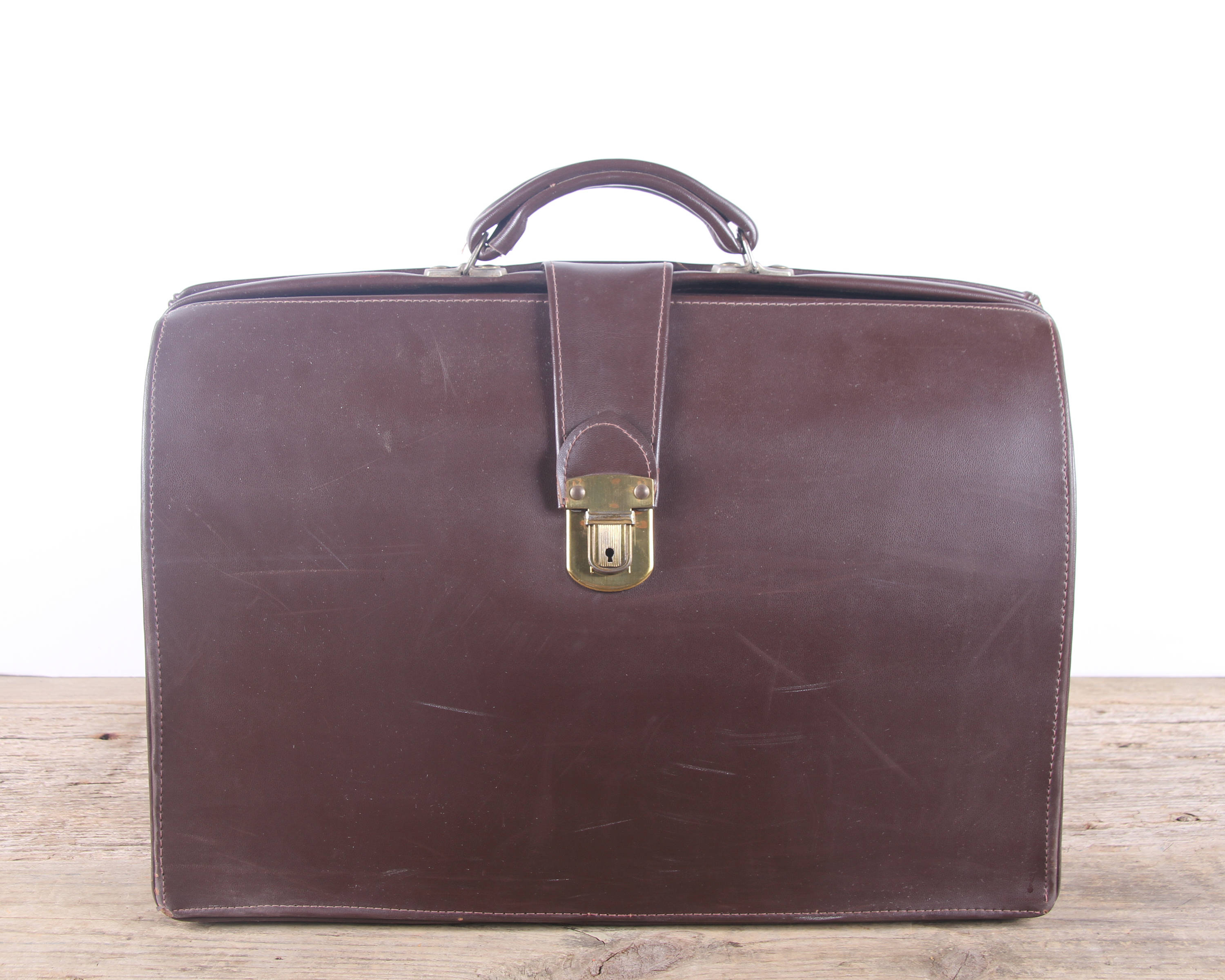 white suitcase