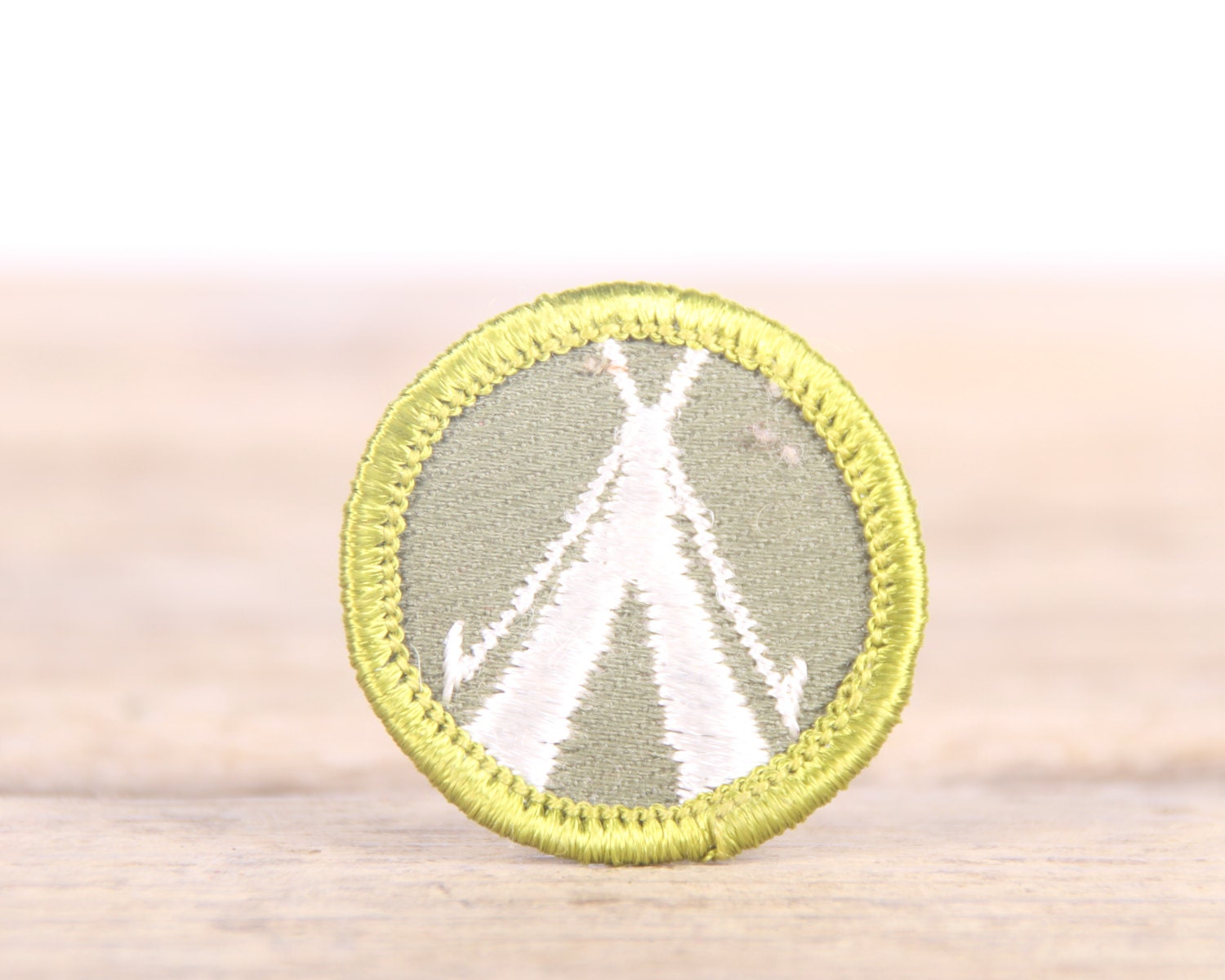 Vintage 1960s Boy Scout Merit Badge Patch Tipi Tepee BSA Patch