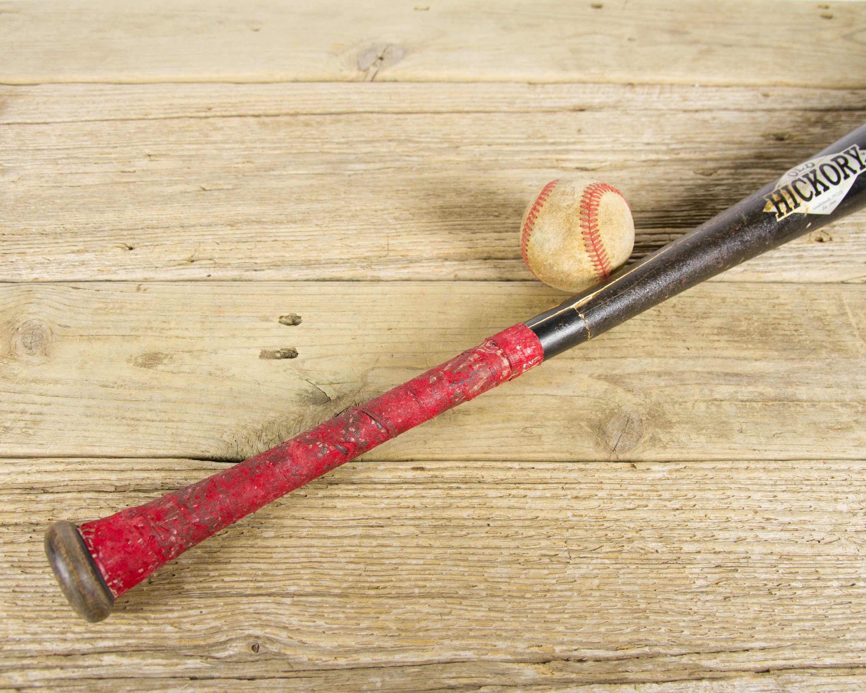 Vintage Wooden Baseball Bat / Old Hickory Pro Maple GB2 Bat / Baseball
