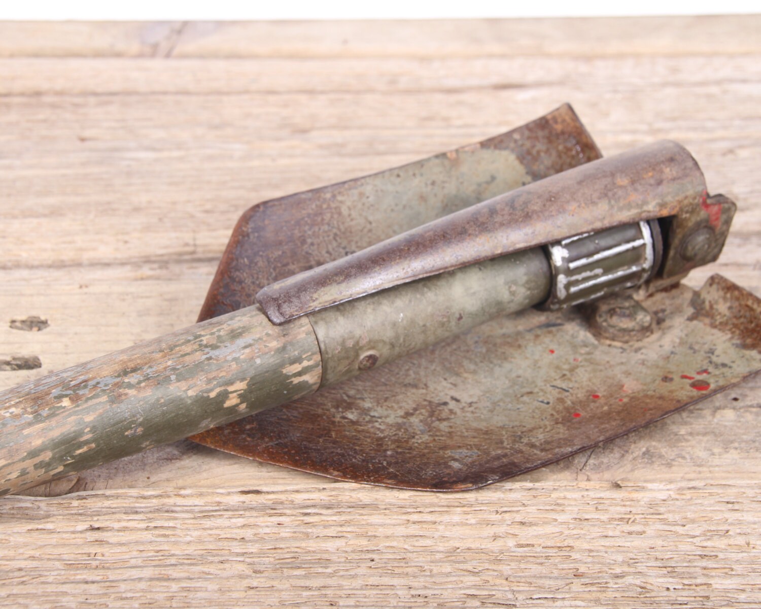 vintage folding shovel