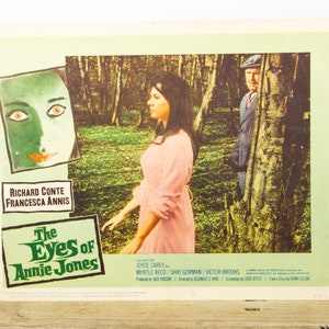 The Eyes of Annie Jones - Original 11x14 Movie Lobby Card from 1964 (64/13) - Movie Theater Room Decor Collectible - Horror, Mystery
