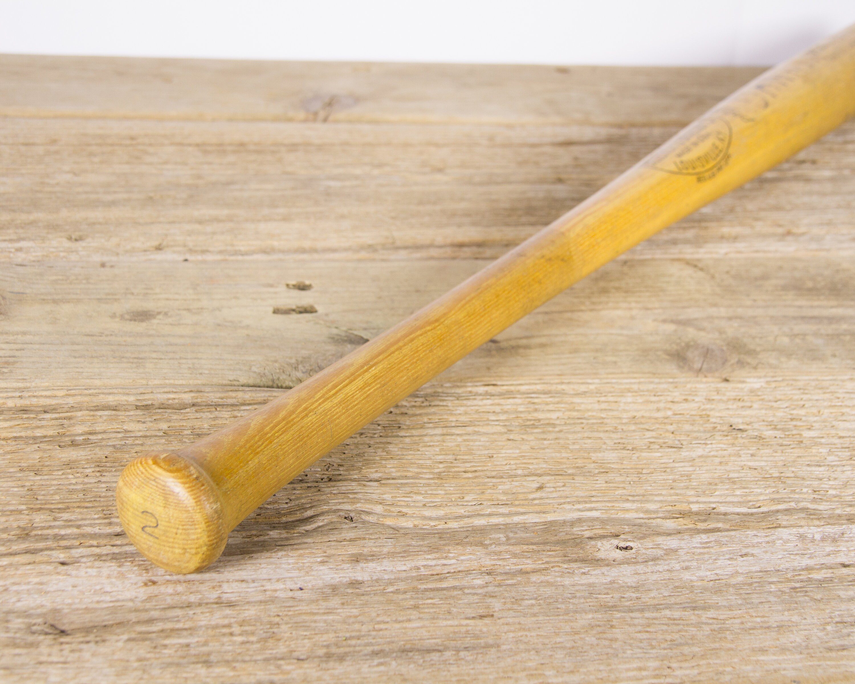 Vintage Wooden Baseball Bat / Louisville Slugger 125S Nelson Fox