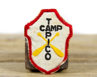 Vintage Boy Scouts of America Camp Tapico Patch / 3" Scout Patch