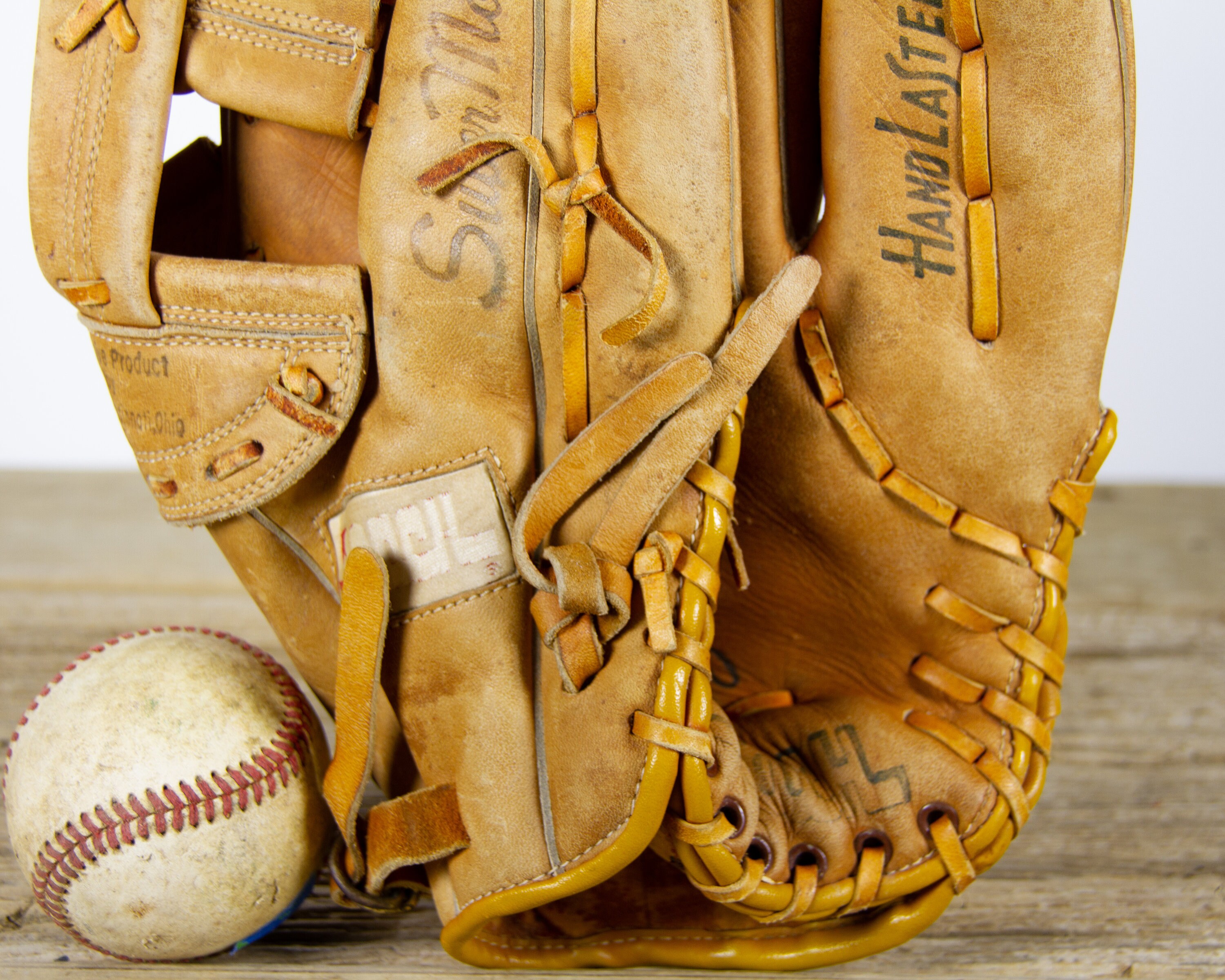 Vintage Reach Company M1000 Super Monster Leather Baseball Glove