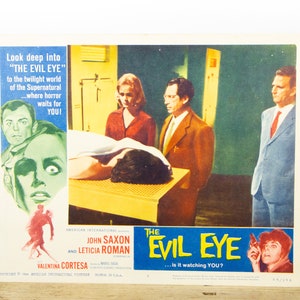The Evil Eye - Originale 11x14 Lobby Card del film del 1964 (64/198) - Decorazione della sala del cinema - Horror, commedia, thriller