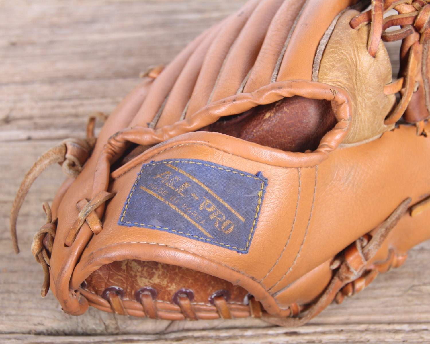 clean leather baseball glove