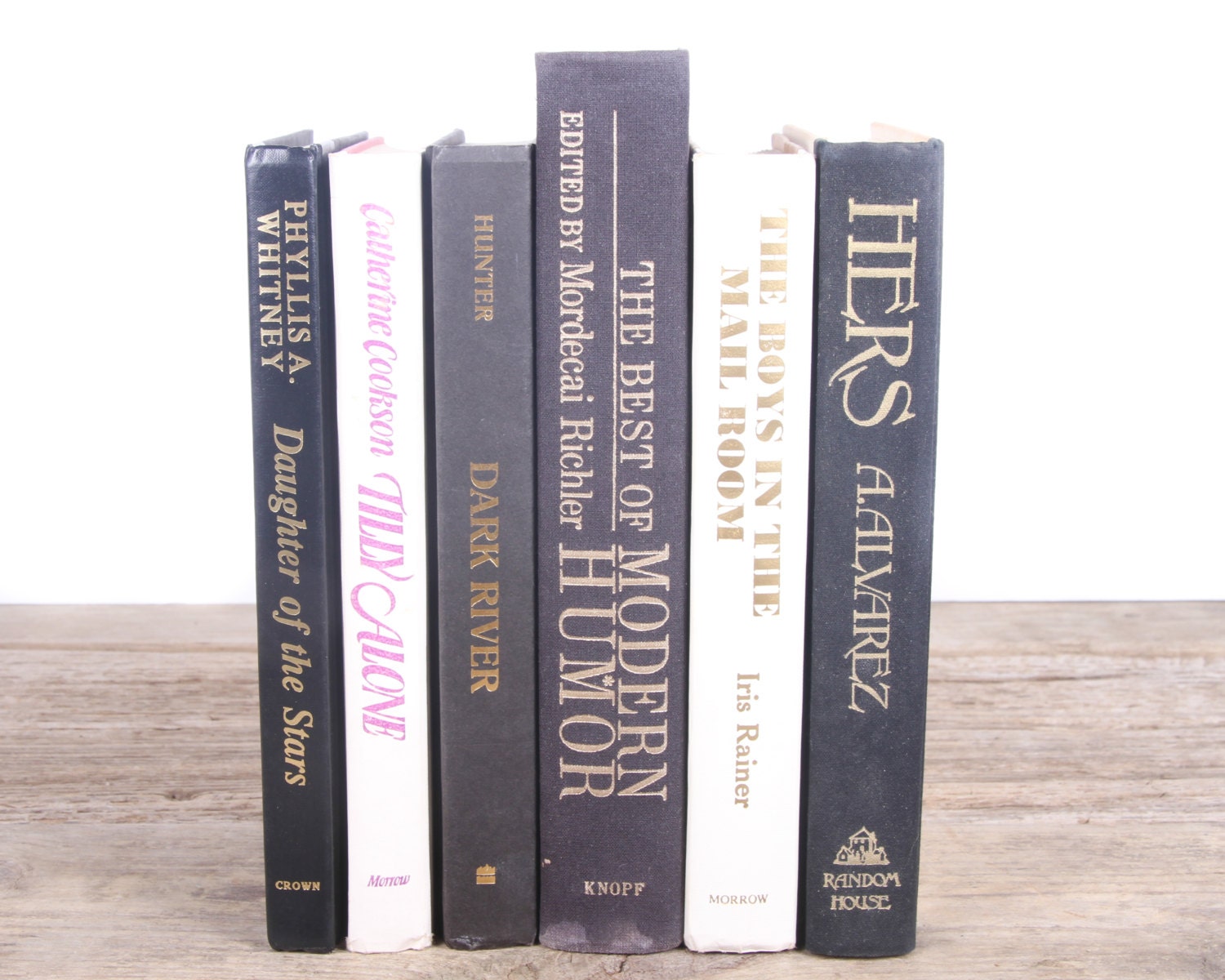 Black &White Books / Old Books Vintage Books / Decorative Books