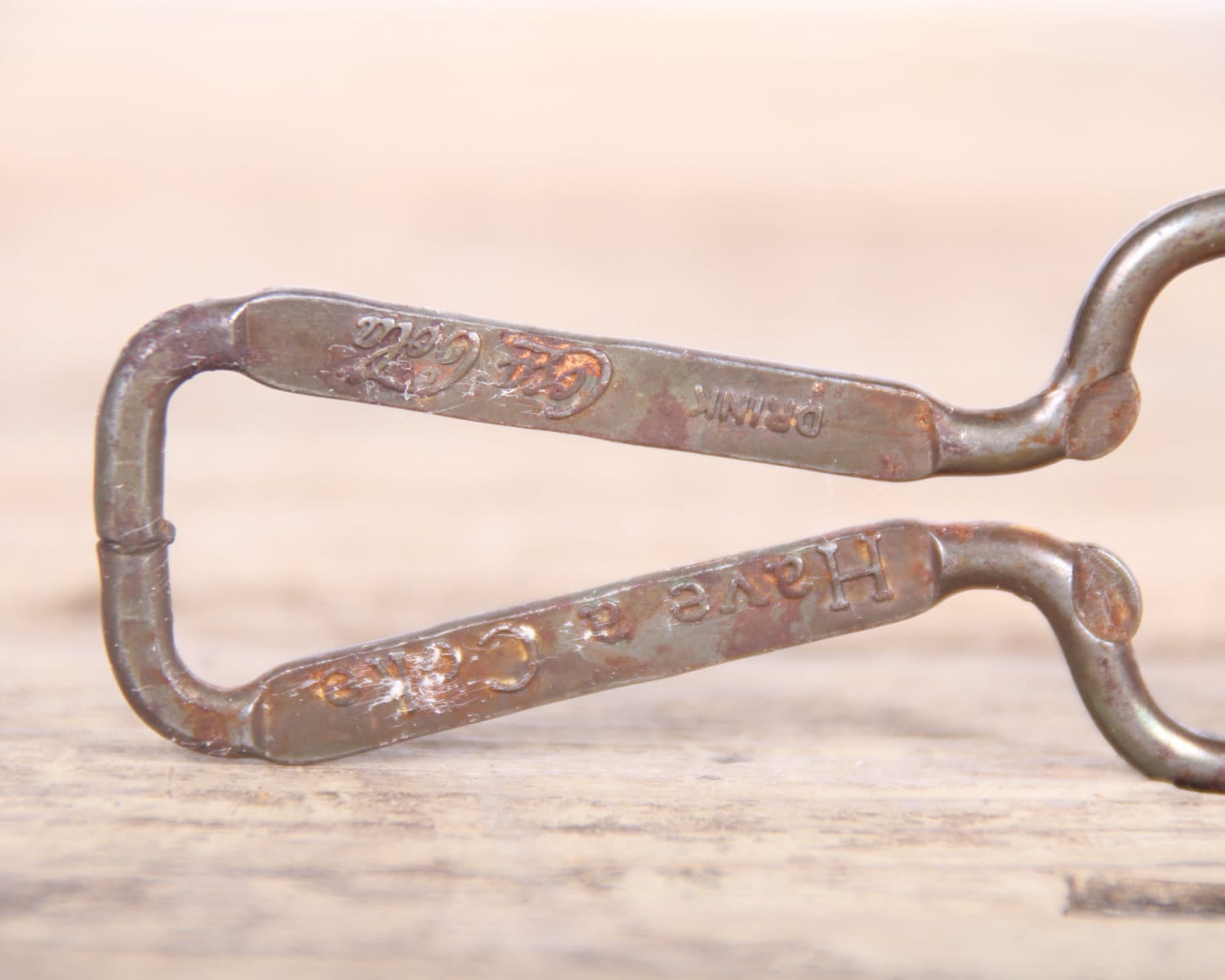 Antique Coca Cola Bottle Opener / Coke Bottle Opener / CocaCola Collectibles / Metal Coke Antique Coca Cola Bottle Opener / Coke Bottle Opener / CocaCola Collectibles / Metal Coke