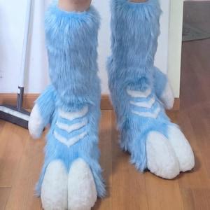 Fantasy Creature Fursuit Digitigrade Feet Premade, Realistic Fursuit Legs, Mythical Beast Cosplay Legs， Costume Legs for Furry Fandom Gift