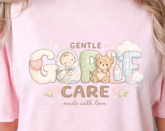 Chemise d'infirmière Nicu, unité de soins intensifs néonatals, unité mère-enfants