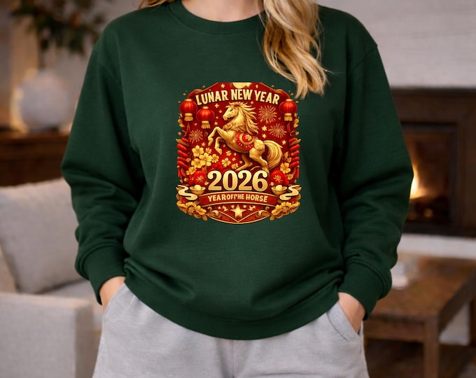Lunar New Year 2026 T-Shirt, Year of the Horse Shirt, Chinese New Year 2026 Tee, Happy Lunar New Year Shirt, Zodiac Horse Gift