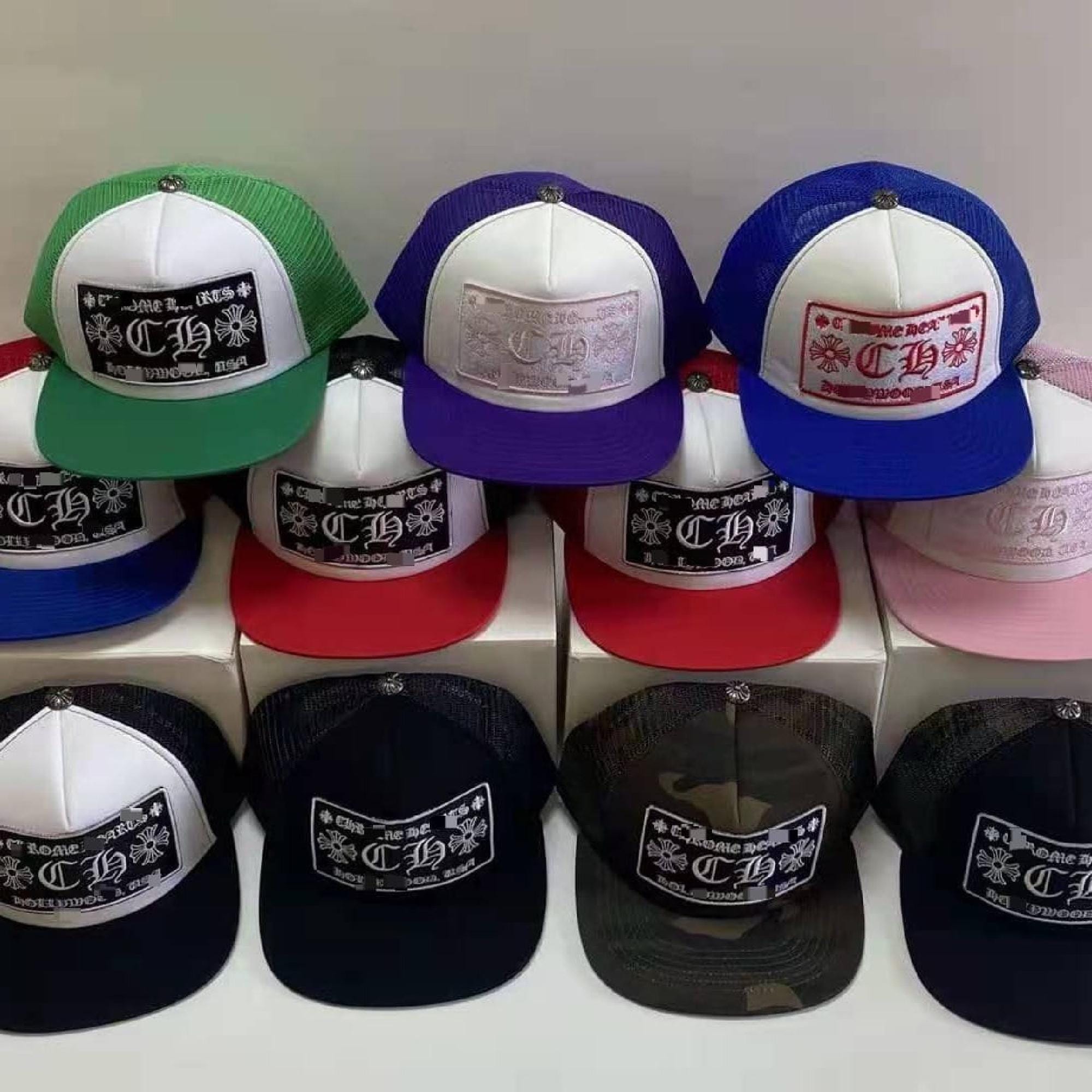 Chrome Hearts Ch Trucker Hat - Etsy Hong Kong