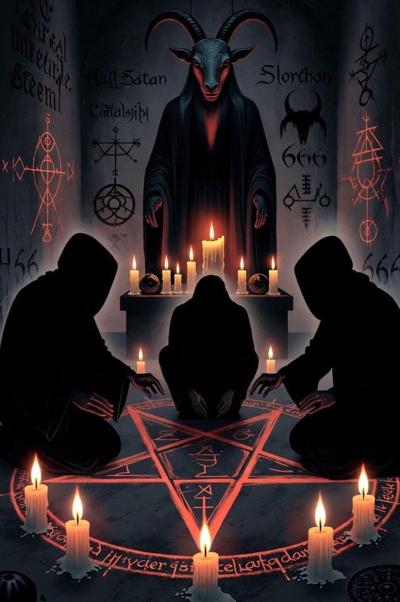 Occult Ritual Scene Vampire Spell Ritual Kit – Gothic Digital Instructions & Symbolic Dark ...