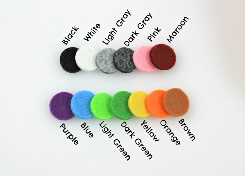 Five Felt Pads for 25mm Essential Oil Diffuser Essential Oil Etsy