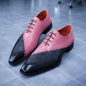 strapless open back dress BRAVO Men Dress Shoe PROM-2 Loafer Shoe for Prom & Wedding Pink main image 1