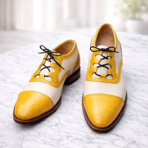 Yellow Oxford Shoes - Etsy display picture 3