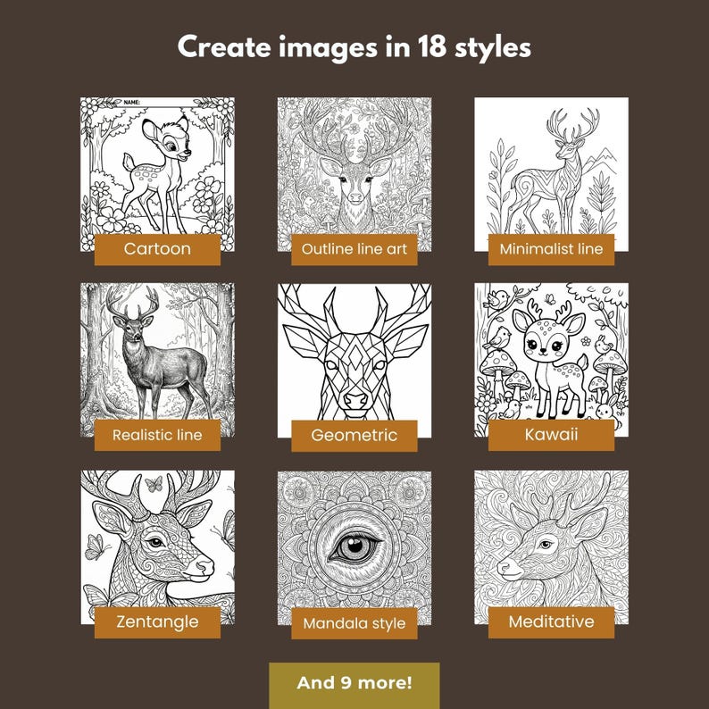 Custom AI prompts generator for coloring book creation, showing a prompt builder designed to generate coloring pages for adult coloring books, Christmas coloring book, coloring book for kids and digital coloring book projects. Advanced yet easy-to-use prompt builder for Midjourney, Gemini, Leonardo AI and Stable Diffusion, ideal for creating unique adult coloring books, KDP coloring book content and printable coloring pages.
