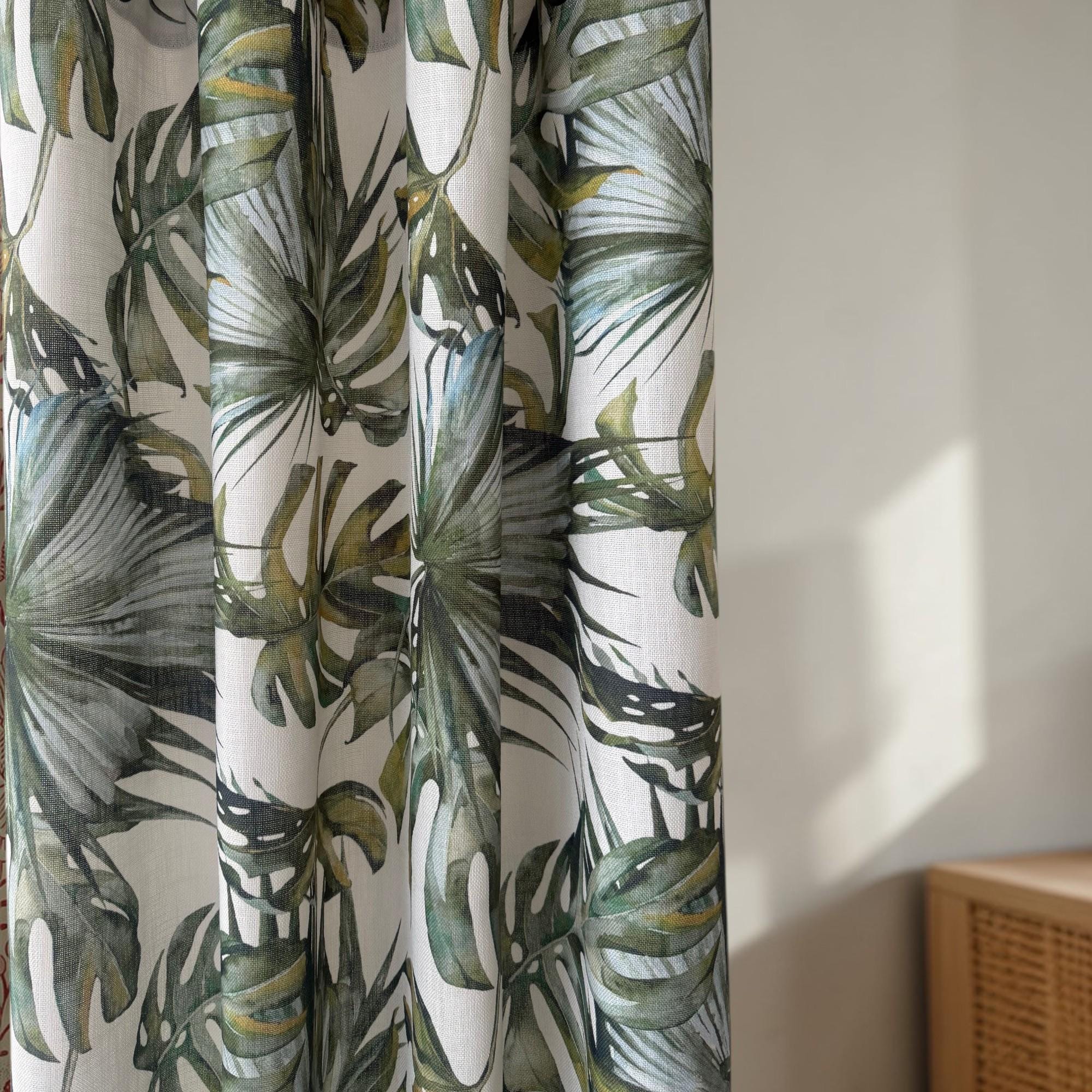 Monstera vorhnge - Etsy.de