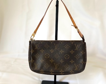 Authentische Vintage Louis Vuitton Pochette Accessoires Monogramm Tasche