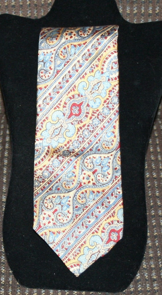 Bill Blass Tie Vintage Silk 1970s - image 2