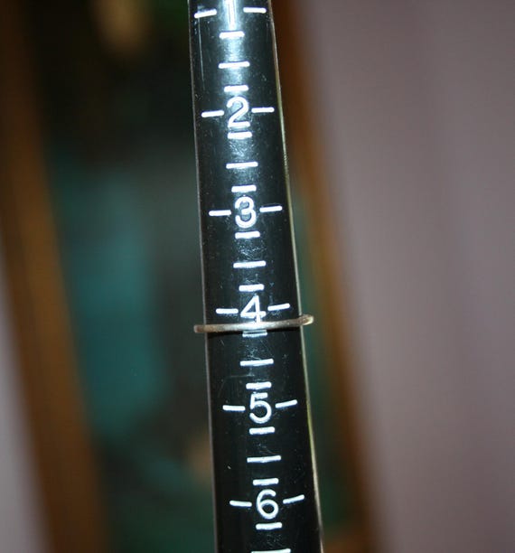 Victorian Ring Sterling Silver Ruby Red - image 9