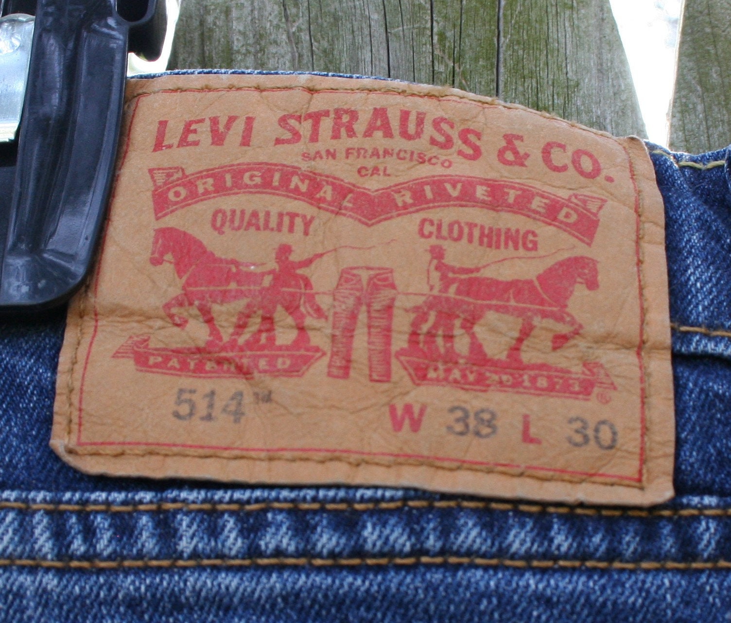 Levi Blue Jeans Red Tag 514 W38 L30 - Etsy