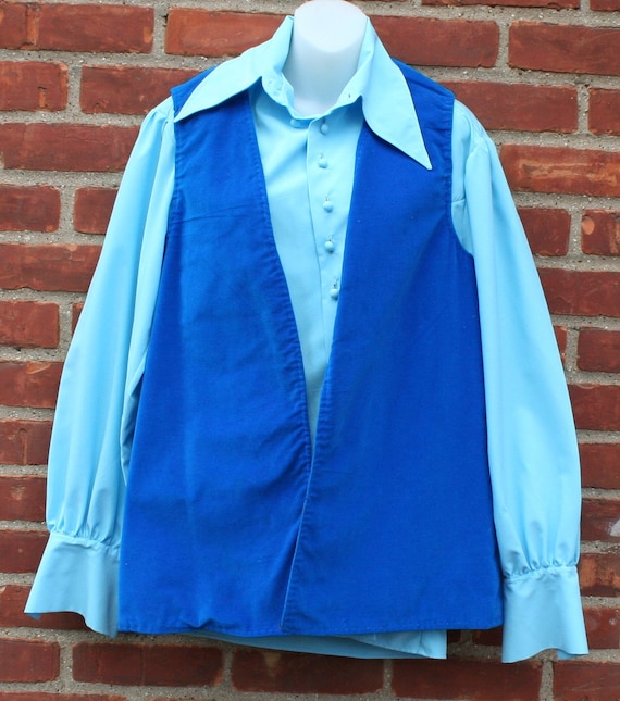 1970s Pants Shirt Vest - image 5