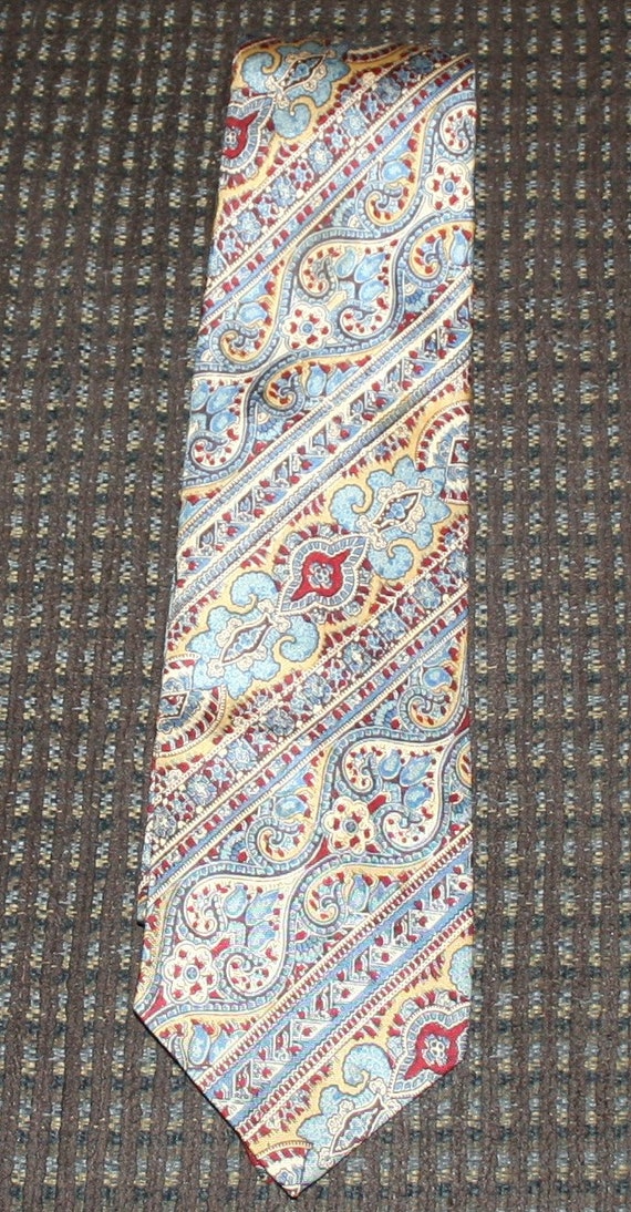 Bill Blass Tie Vintage Silk 1970s - image 6