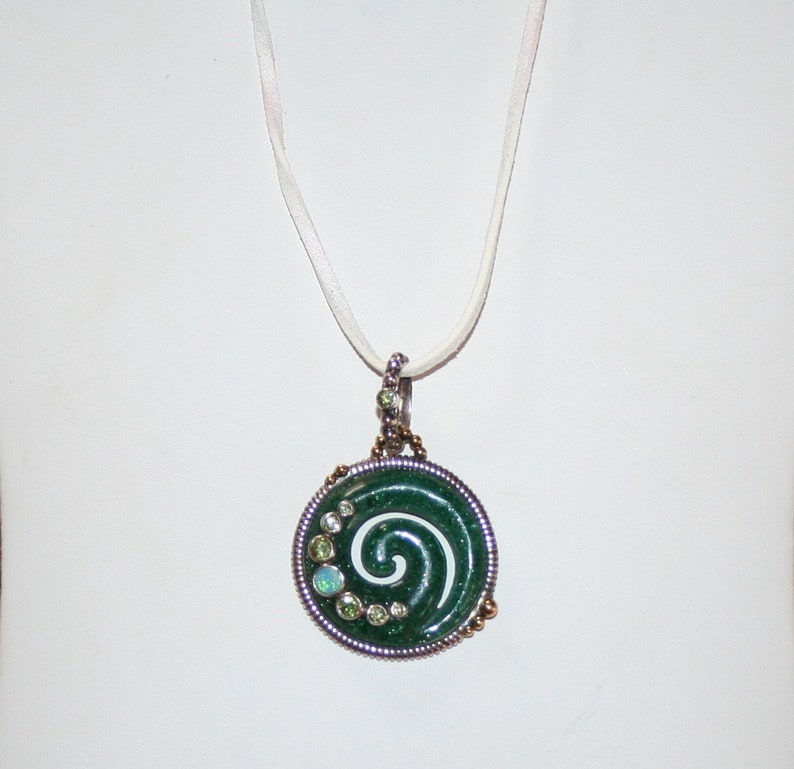 Aventurine Pendant Green Fire Opal