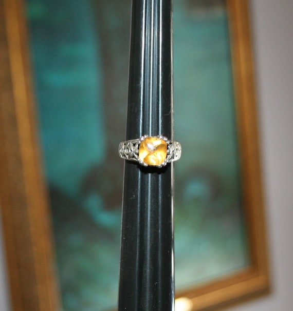 Citrine Ring 925 Indonesia Silver - image 8