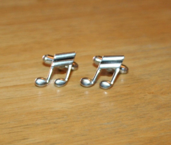Musical Note Cuff Links - image 3