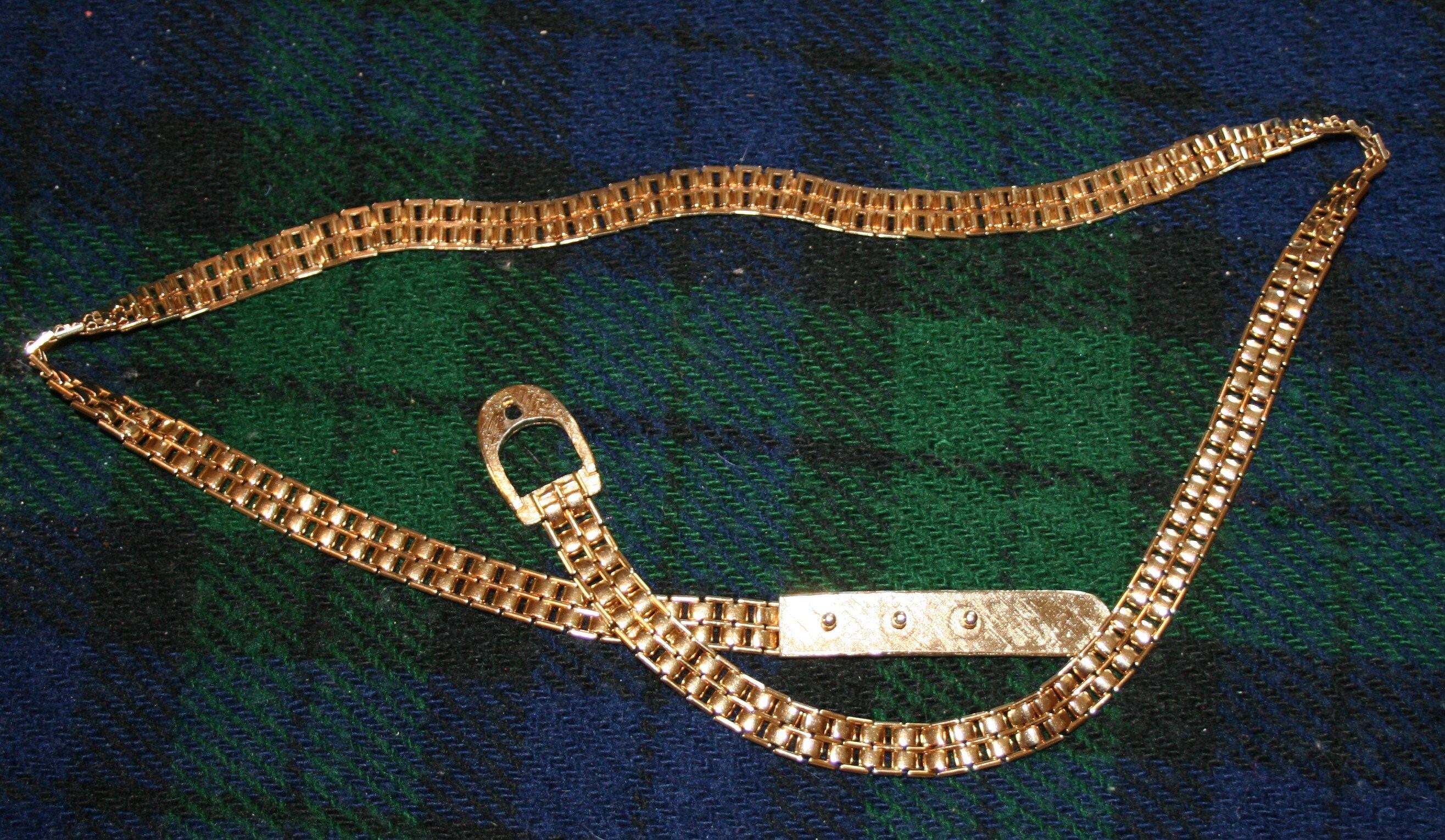 Accessocraft Belt Gold 1980s - Etsy
