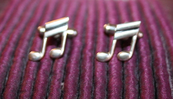 Musical Note Cuff Links - image 6