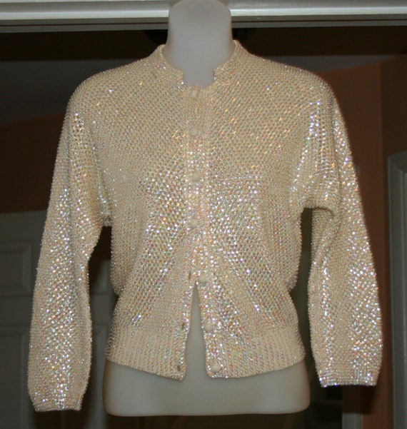 1950s Sweater Sequins