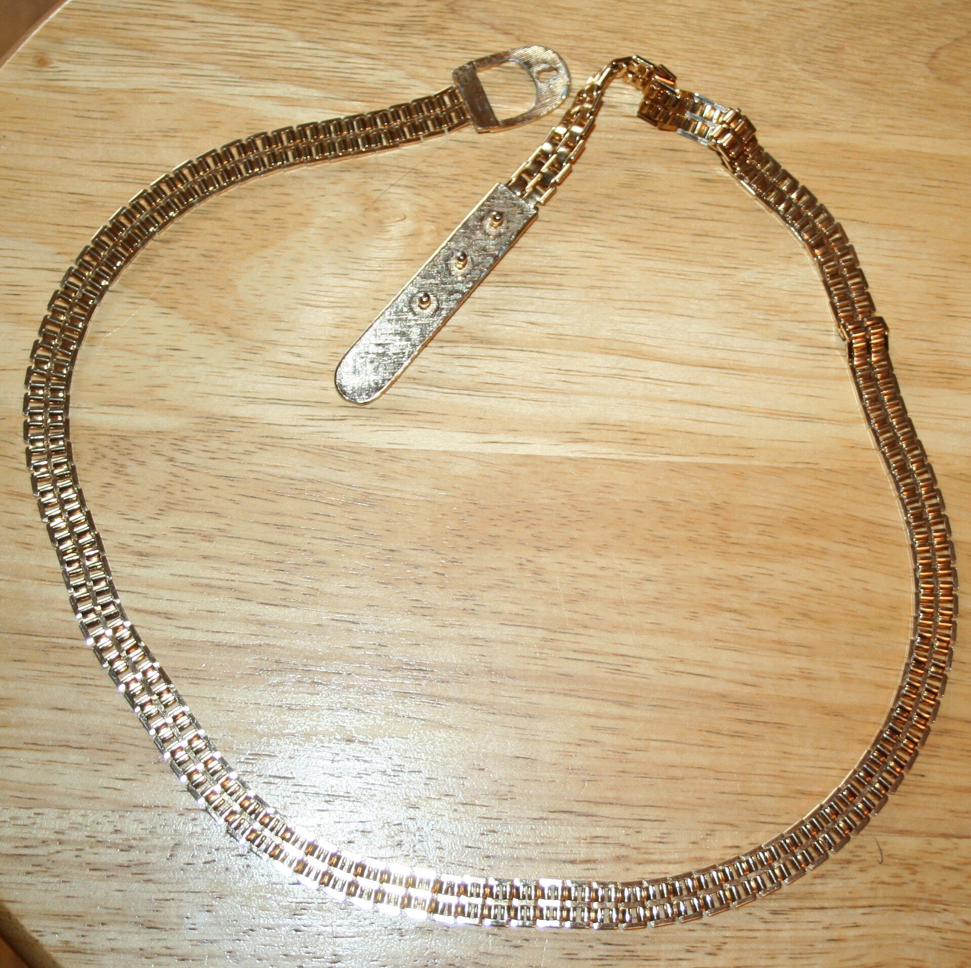 80s Accessocraft gold chain belt 1980s vintage Accessocraft Belt Gold 1980s - Etsy main image 3