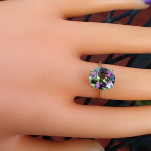 Watermelon Tourmaline Ring 925