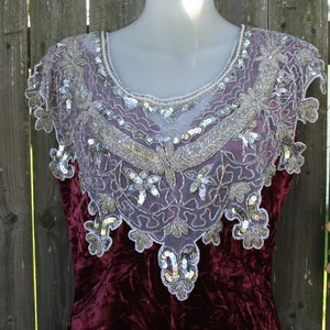Bead & Sequin Caplet Silver White