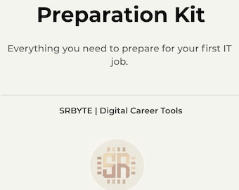 IT Job Interview Preparation Kit | IT Support Study Guide | Helpdesk Resume Template | 100+ IT Interview Questions | Instant Download