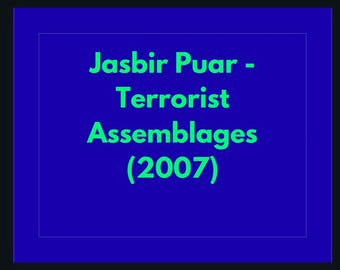 Jasbir Puar Terrorist Assemblages Studiegids 2007 Homonationalisme Queer Theory Analysis PDF Digitale download